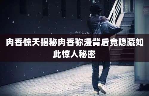肉香惊天揭秘肉香弥漫背后竟隐藏如此惊人秘密