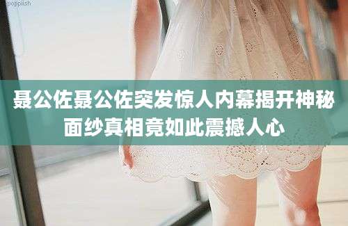 聂公佐聂公佐突发惊人内幕揭开神秘面纱真相竟如此震撼人心