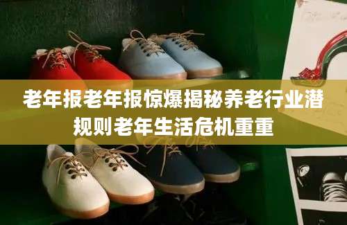 老年报老年报惊爆揭秘养老行业潜规则老年生活危机重重
