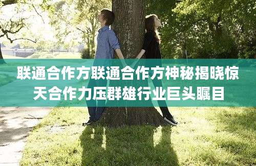 联通合作方联通合作方神秘揭晓惊天合作力压群雄行业巨头瞩目