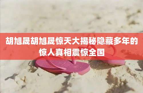 胡旭晟胡旭晟惊天大揭秘隐藏多年的惊人真相震惊全国