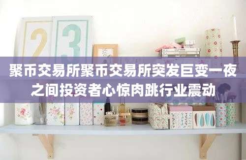 聚币交易所聚币交易所突发巨变一夜之间投资者心惊肉跳行业震动